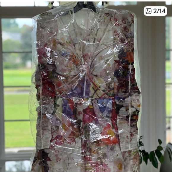 Zimmermann Multicolor Floral Long Sleeve Dress - Picture 12 of 13